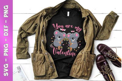 You are my Valentine Koala Couple