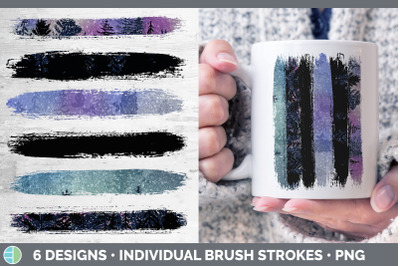 Night Sky Brush Strokes PNG | Sublimation Designs