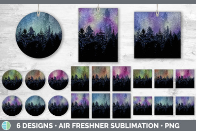 Night Sky Air Freshener | Sublimation Designs Bundle