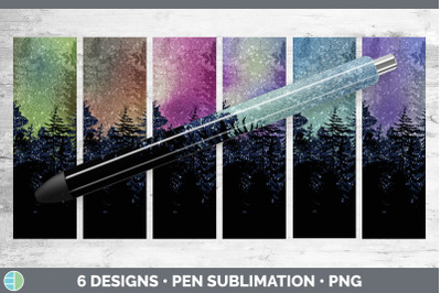 Night Sky Pen Wraps | Epoxy Sublimation Bundle