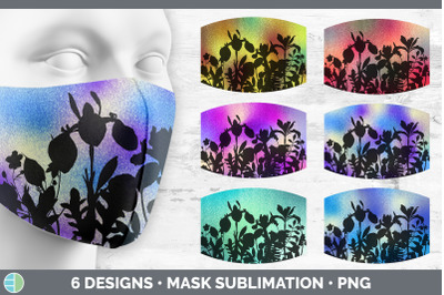 Floral Mask | Sublimation Bundle Face Mask Designs