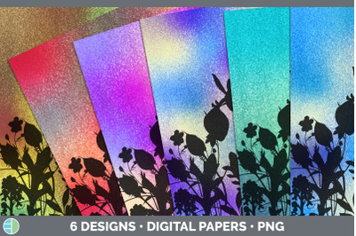 Floral Backgrounds | Digital Scrapbook Papers