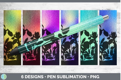 Floral Pen Wraps | Epoxy Sublimation Bundle