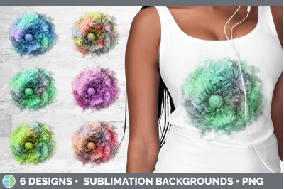 Floral Background | Grunge Sublimation Backgrounds