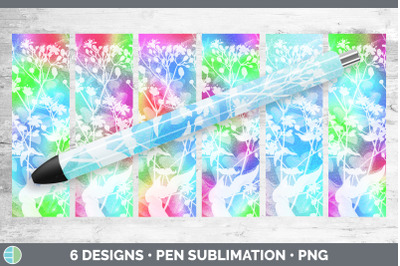 Floral Pen Wraps | Epoxy Sublimation Bundle