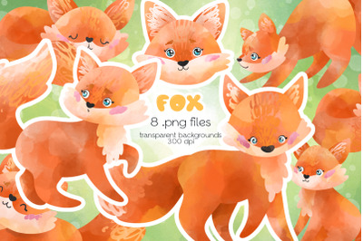 Fox Clipart - PNG Files