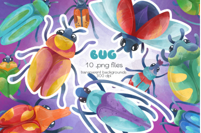 Bugs Clipart - PNG Files