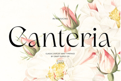Canteria - Classic Display Serif