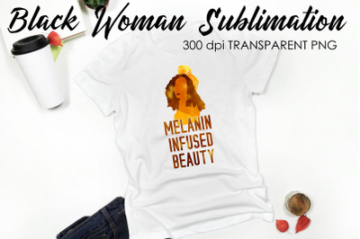 Black Woman Quotes Sublimation | T-Shirt Design | Black Woman