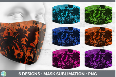 Floral Mask | Sublimation Bundle Face Mask Designs