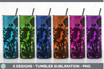 Floral Tumbler Sublimation Bundle