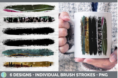 Cactus Brush Strokes PNG | Sublimation Designs