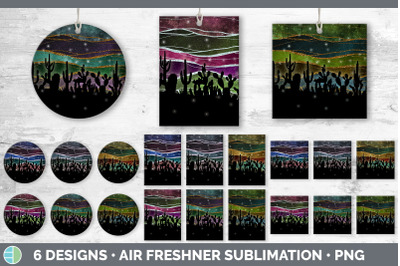 Cactus Air Freshener | Sublimation Designs Bundle