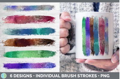 Floral Brush Strokes PNG | Sublimation Designs