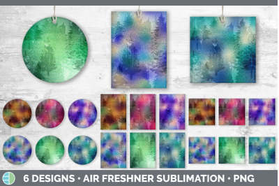 Floral Air Freshener | Sublimation Designs Bundle