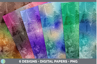 Floral Backgrounds | Digital Scrapbook Papers