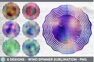 Floral Wind Spinner | Sublimation Designs Bundle