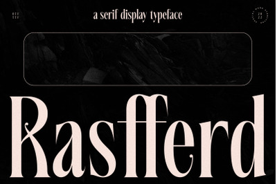 Rasfferd Typeface