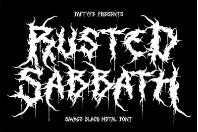 Rusted Sabbath | Black Metal Font