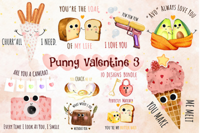 Funny Valentine Design Bundle