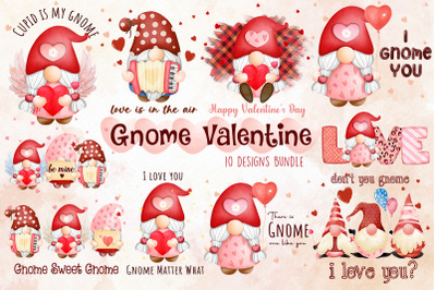 Gnome Valentine Design Bundle