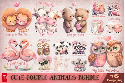 Couple Animals Valentine Bundle