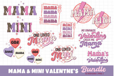 Mama Mini Valentines Sublimation Bundle