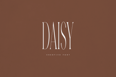 Daisy creative font