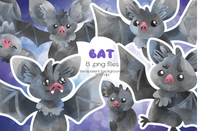 Bat Clipart - PNG Files