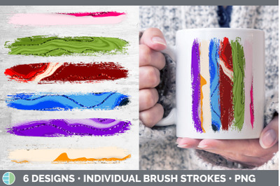 Agate Brush Strokes PNG | Sublimation Designs