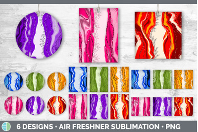 Agate Air Freshener | Sublimation Designs Bundle