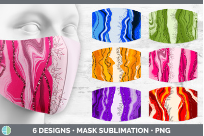 Agate Mask | Sublimation Bundle Face Mask Designs