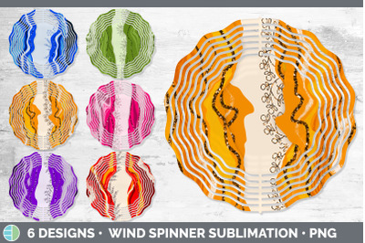 Agate Wind Spinner | Sublimation Designs Bundle