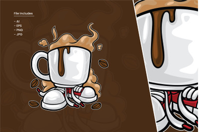 Coffee Cartoon Illustration