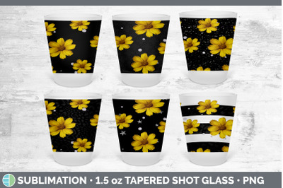 Black Animal Print Shot Glass Sublimation | Shot Glass 1.5oz TapeBlack