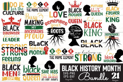 Black History Month SVG Bundle