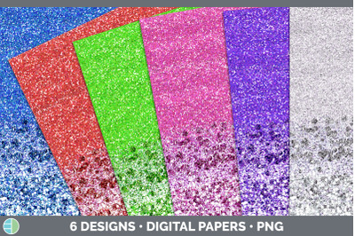 Confetti Backgrounds | Digital Scrapbook Papers