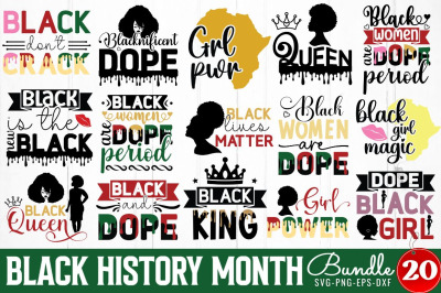 Black History SVG Bundle