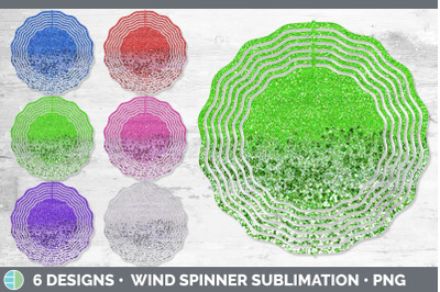 Confetti Wind Spinner | Sublimation Designs Bundle