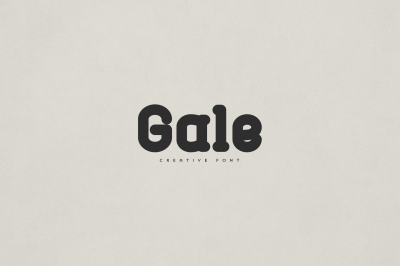 Gale  creative font