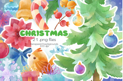 Christmas tree Clipart - PNG Files