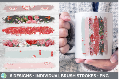 Pink Butterfly Brush Strokes PNG | Sublimation Designs