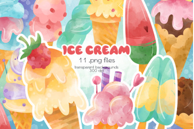 Ice Cream Clipart - PNG Files