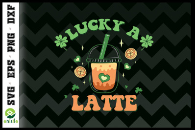 Lucky a Latte Retro St Patrick