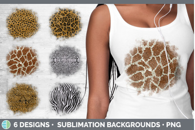 Animal Print Background | Glitter Grunge Sublimation