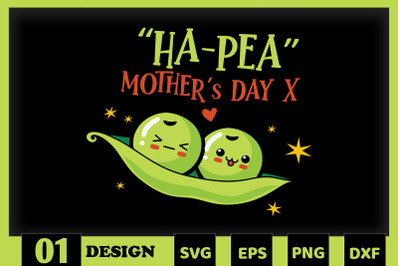 Hap-pea Mother&#039;s Day Pea Family