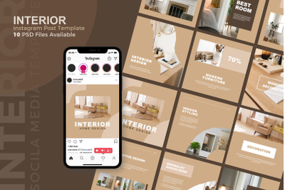 Interior - Instagram Post Template