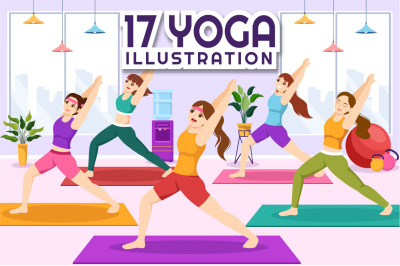 17 Yoga and Meditation Practices Illustration