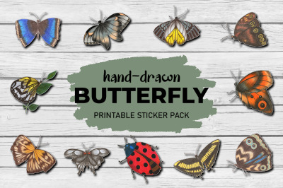 Butterfly Sticker Pack Bundle