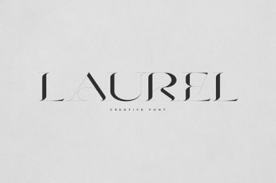Laurel creative font